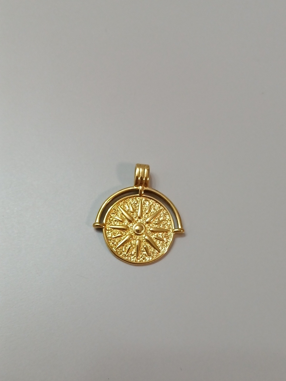 Gold Sunburst Pendant Necklace - Women Jewelry